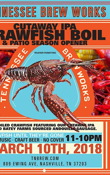 Tennessee Brew Works: Cutaway Crawfish Boil