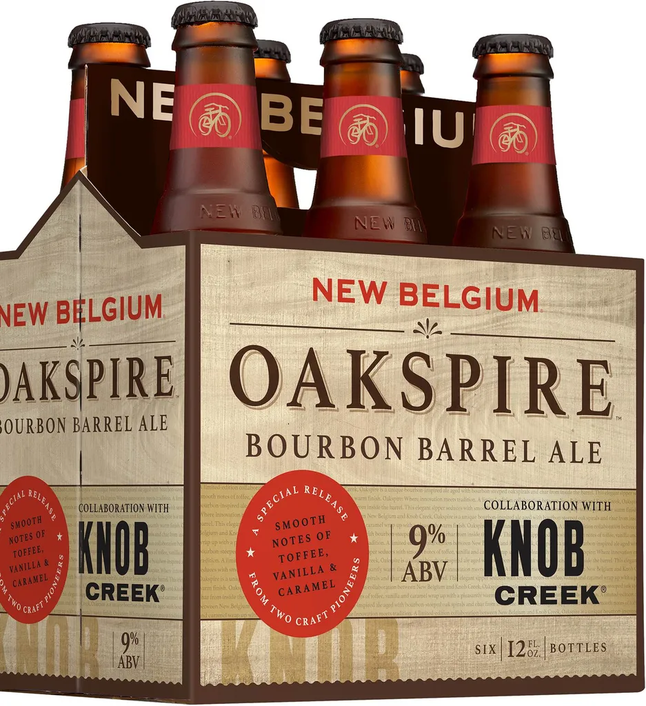 New Belgium Brewing y Knob Creek® Bourbon presentan Oakspire Bourbon Barrel Ale