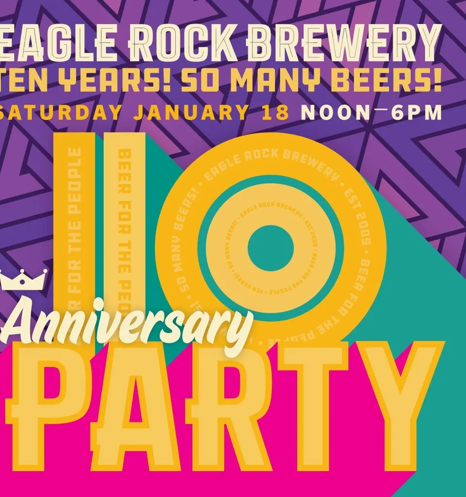 Cervecería Eagle Rock celebra su décimo aniversario