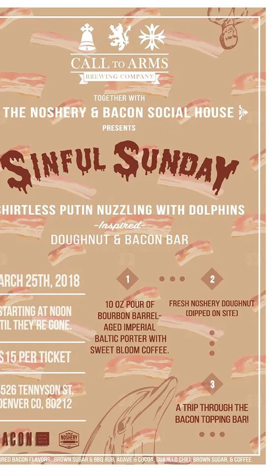 Appel aux armes présente Sinful Sunday