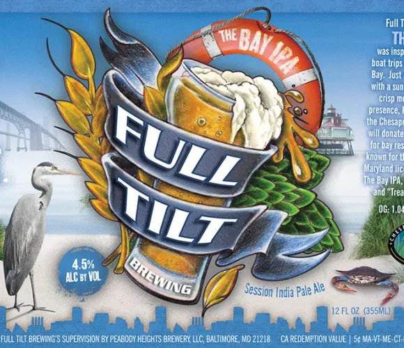 Full Tilt Brewing, hogy kiadja a Bay IPA-t
