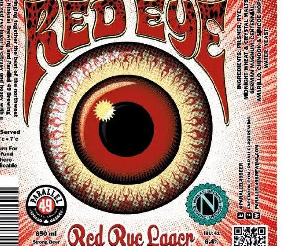 ニンカシ ブリューイング カンパニーとパラレル 49 がレッドアイ ラガーのコラボレーションを発表