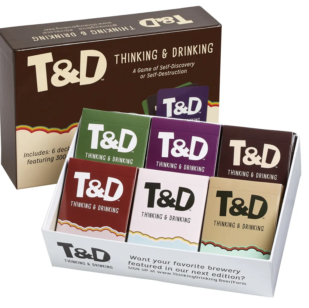 Thinking and Drinking Card Game verschijnt op 1 maart op Amazon.com