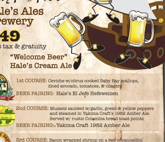 Hale's Ales anuncia el maridaje tradicional de cerveza artesanal de Washington