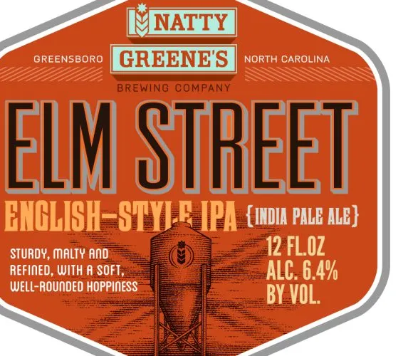 Natty Greene's Brewing Co. lancia Elm Street English IPA