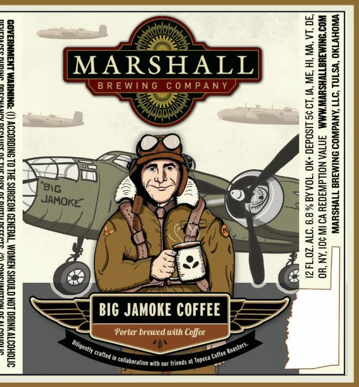 Marshall Brewing werkt samen met Topeca Coffee voor Big Jamoke Coffee