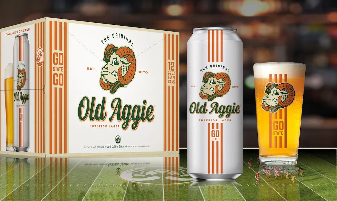 New Belgium Brewing och Colorado State University samarbetar med Old Aggie Superior Lager