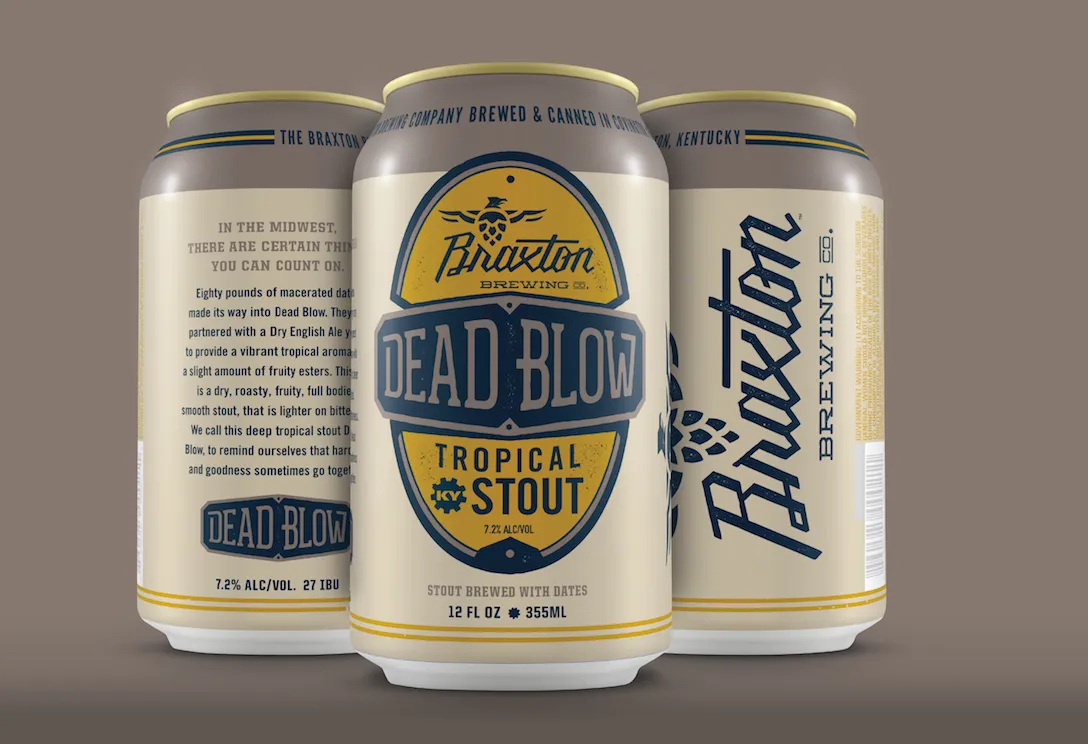 Braxton Brewing Co. annonce l'arrivée de la Dead Blow Tropical Stout en canettes