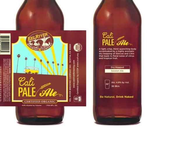イール・リバー・ブルーイング・カンパニー、ニック・ワグナーデザインのスクリーン印刷ラベルを使用したカリ・ペール・エールを発売