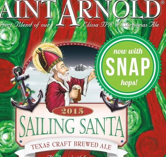 Saint Arnold Sailing Santa tilføjer lidt snap til ferien