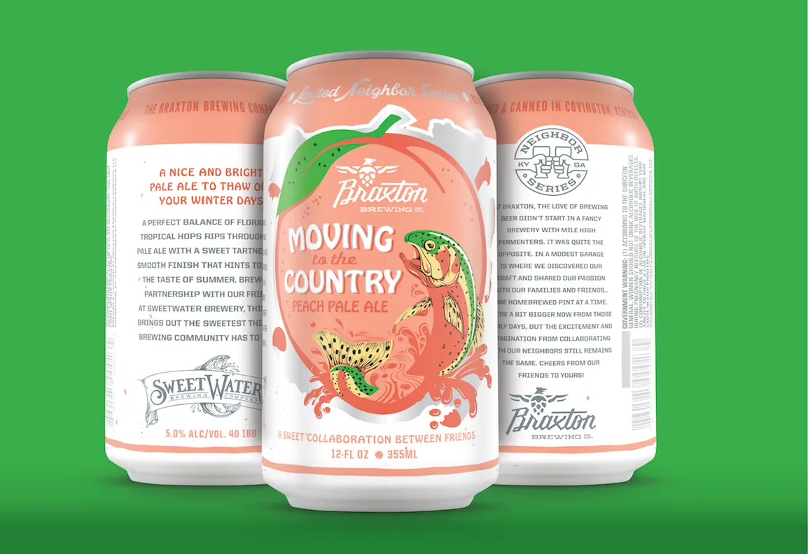 Braxton ja SweetWater julkaisevat Peach Pale Ale