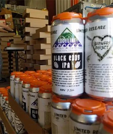 Eddyline Brewery, 새로운 Brewers 프로젝트 캔 출시 : Eddyline Black Eddy IPA