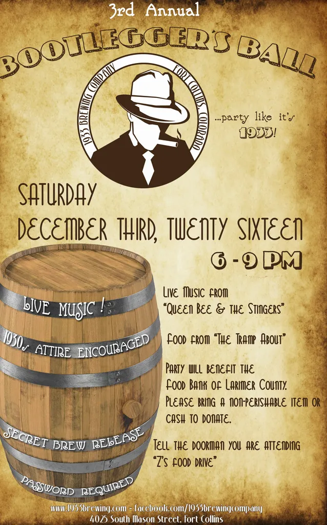 Bootlegger’s Ball – Juhli kuin vuonna 1933!!