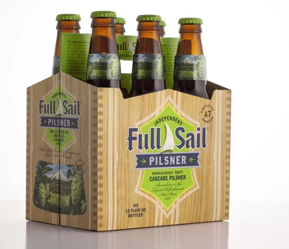 Full Sail Brewing bringt das ganze Jahr über Pilsner in Sixpacks auf den Markt