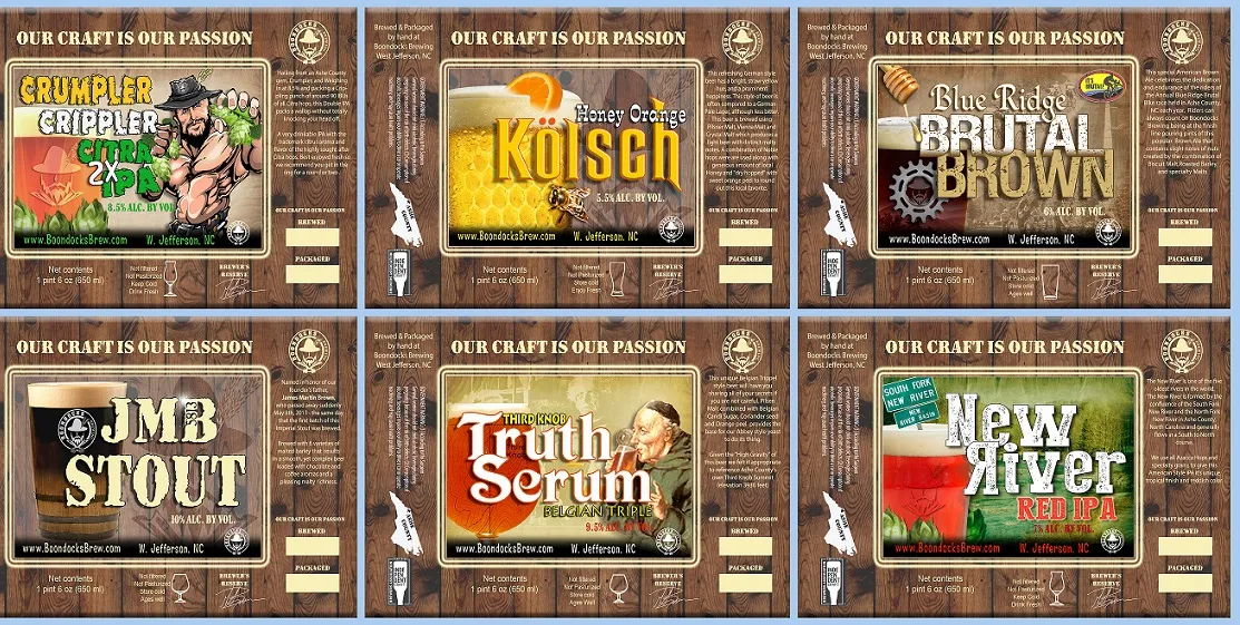 Boondocks Brewing kunngjør første begrensede flaskeutgivelser