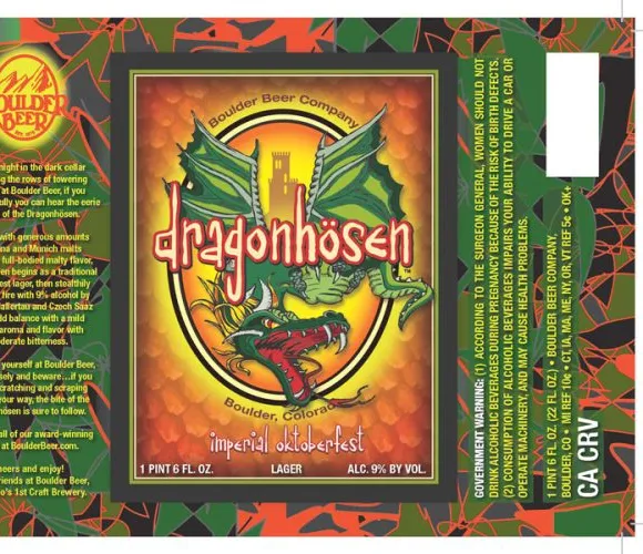 Boulder Beer veröffentlicht Dragonhosen Imperial Oktoberfest