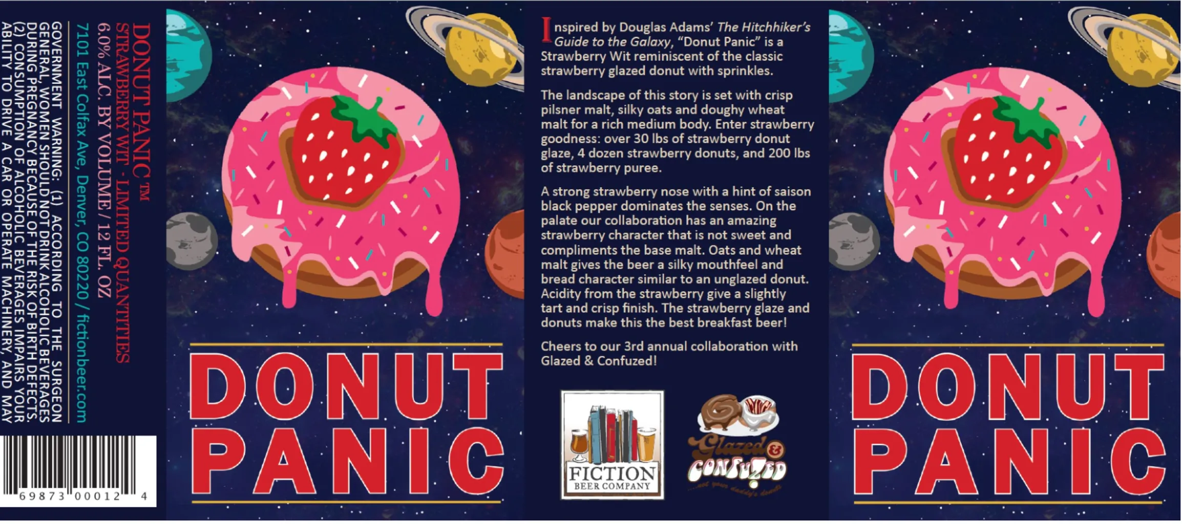 A Fiction Beer Company harmadik éves Donut Beer Collaboration-t ad ki a dobozokban!