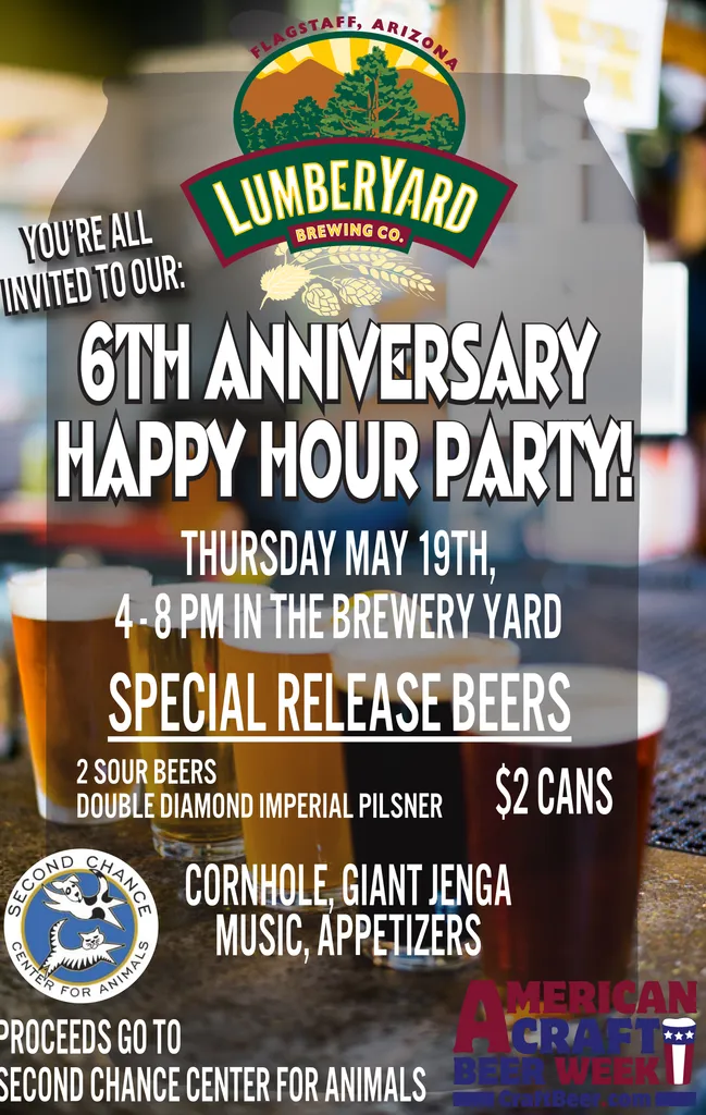 Avis aux médias : Le 6e anniversaire de Lumberyard Brewing Company célèbre tout ce qui concerne Lumberyard