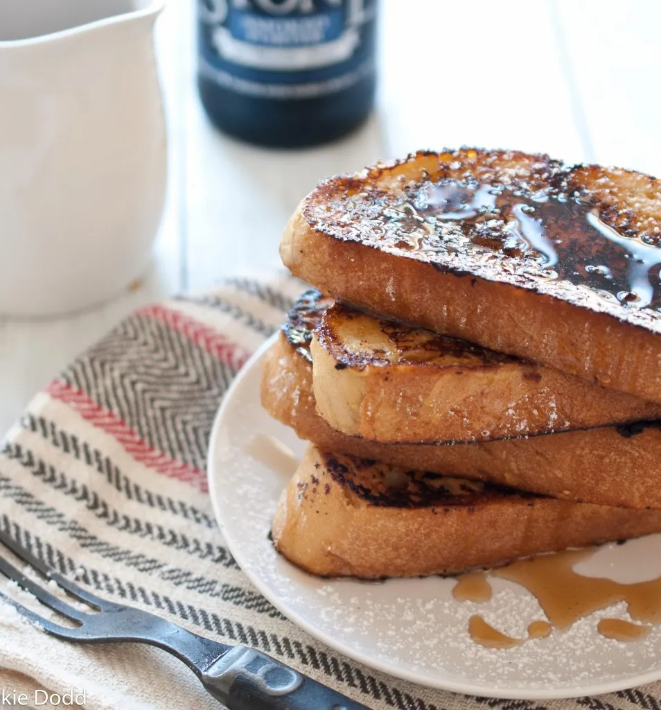 Vanilla Bean Rökt Porter French Toast av The Beeroness