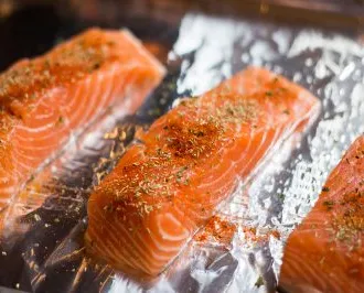 gegrilde zalm' decoding='async' title='Brown Ale Pecantaart