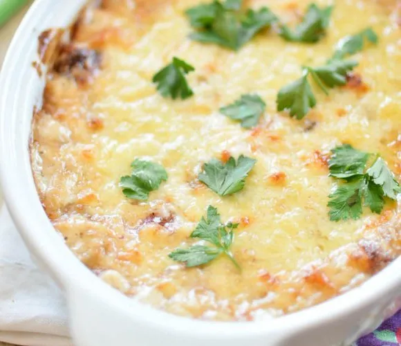 Trempette à l'oignon caramélisé à la bière