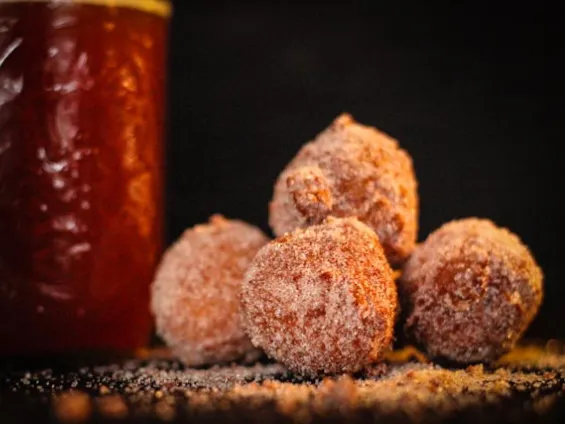 ビールドーナツの穴