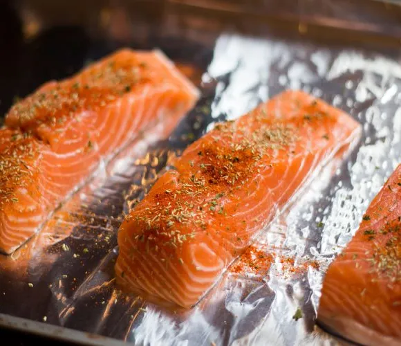 IPA grillezett lazac tejszínes kapros szósszal